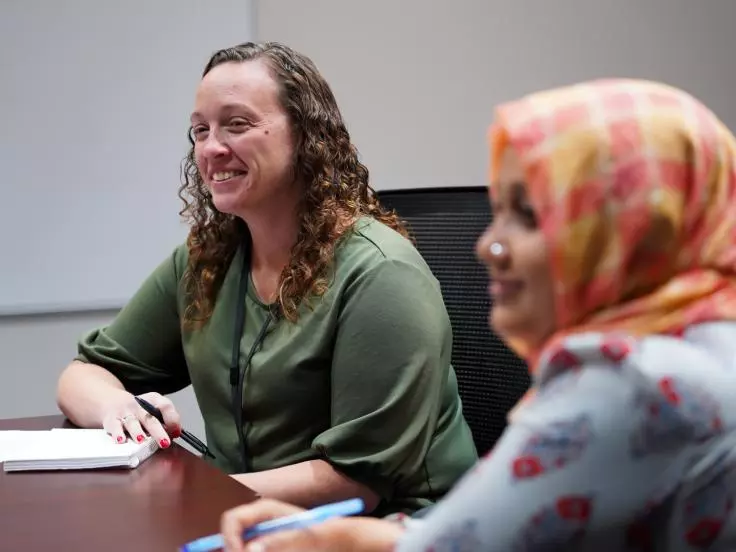 Colleagues in a meeting
